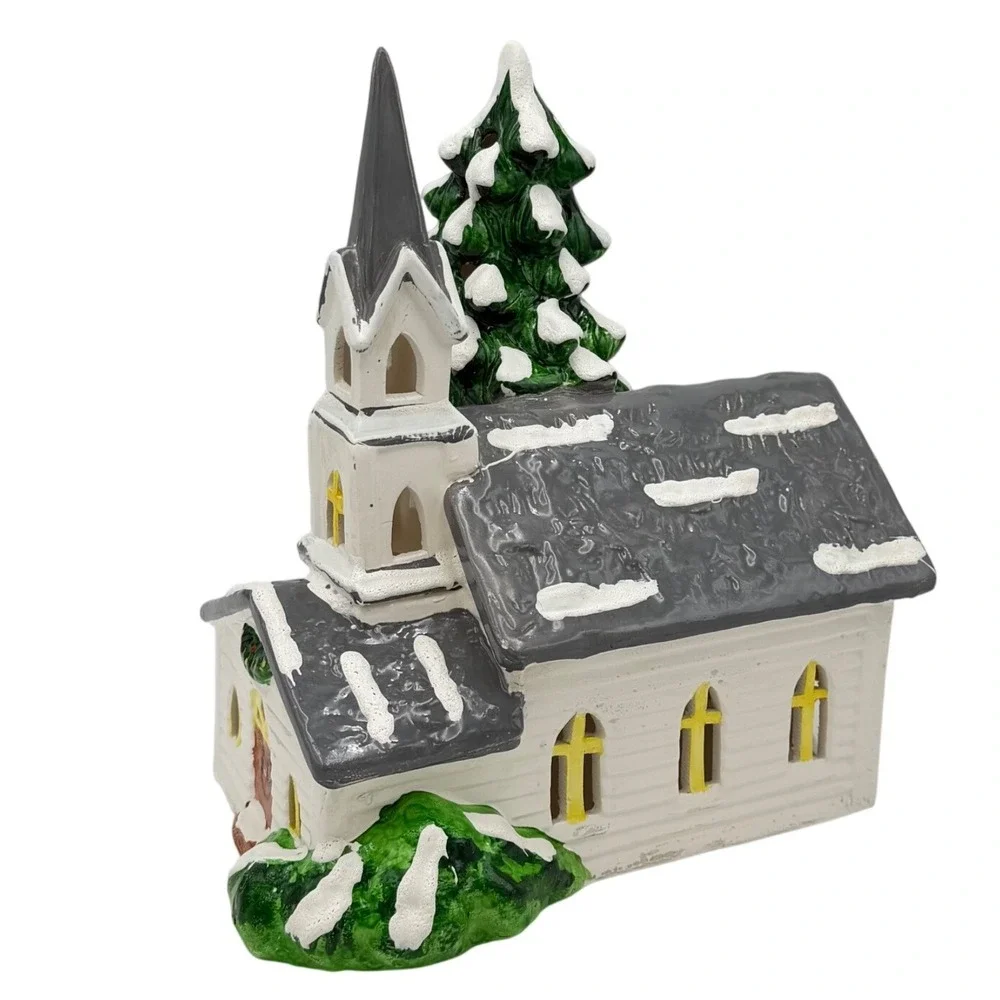 Department‎ Dept 56 Snowhouse Series Countryside Church 1984 Lighted Village